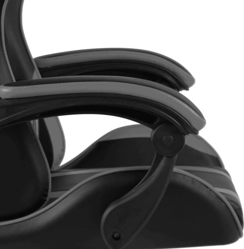 vidaXL Racing Καρέκλα Gaming Black/Grey