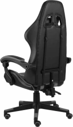 vidaXL Racing Καρέκλα Gaming Black/Grey