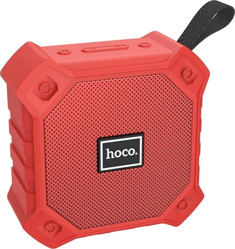 Hoco BS34 Ηχείο Bluetooth 5W με Ραδιόφωνο και 3 ώρες Λειτουργίας Red