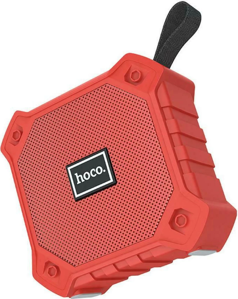 Hoco BS34 Ηχείο Bluetooth 5W με Ραδιόφωνο και 3 ώρες Λειτουργίας Red