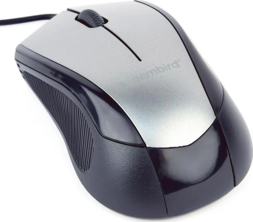 Gembird MUS-3B-02 Ενσύρματο Ποντίκι Black/Gray