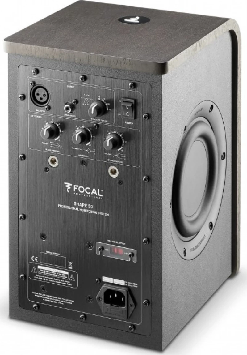 Focal Shape 50 Vinyl/Red Walnut