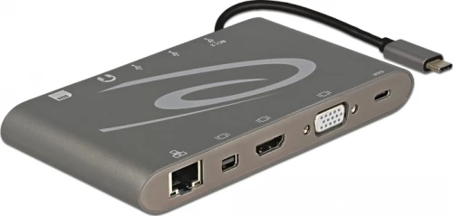 Delock Usb-C 3.1 Docking Station 4K Grey