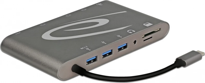 Delock Usb-C 3.1 Docking Station 4K Grey