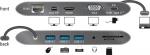 Delock Usb-C 3.1 Docking Station 4K Grey