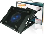Vakoss LF-1860AL notebook cooling pad 43.2 cm (17") Black