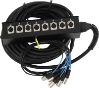 Soundsation 8 Xlr Male - 8 Xlr Female 15.00M Καλώδιο Multi