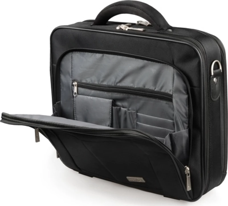 NATEC Boxer notebook case 39.6 cm (15.6") Briefcase Black