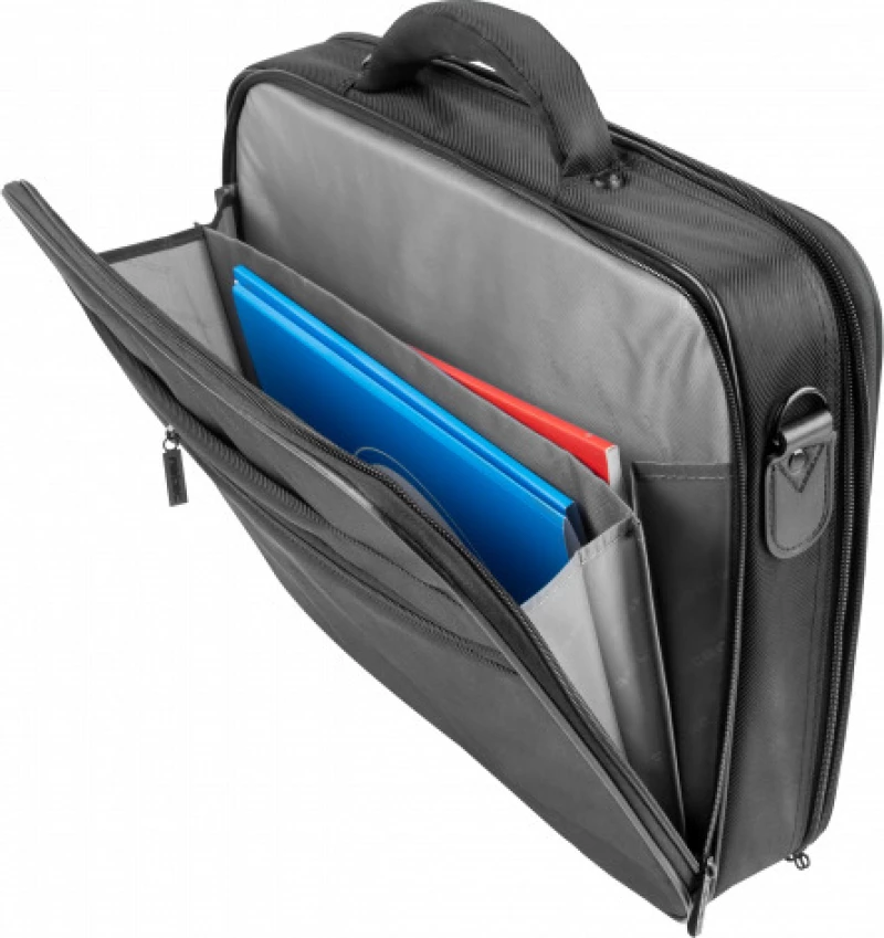 NATEC Boxer notebook case 39.6 cm (15.6") Briefcase Black