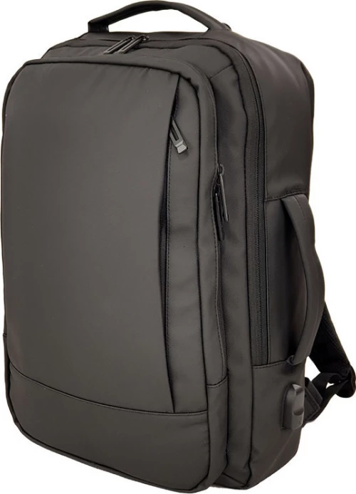 Αδιάβροχο Σακίδιο Πλάτης με Επέκταση, Laptop 15.6" Playbags 1905-01. Μαύρο max 25lt 8080