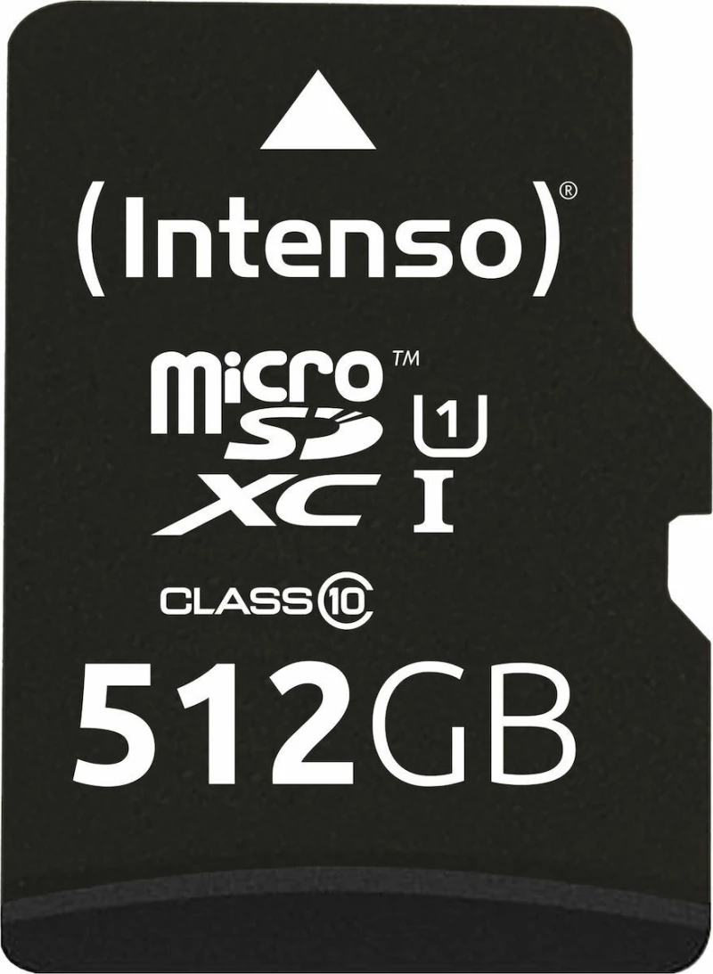 Intenso microSDXC 512GB U1 with Adapter