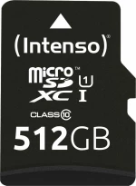 Intenso microSDXC 512GB U1 with Adapter