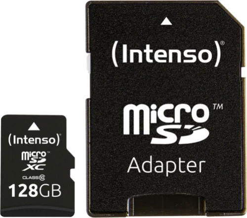 Intenso microSDXC 128GB Class 10with Adapter