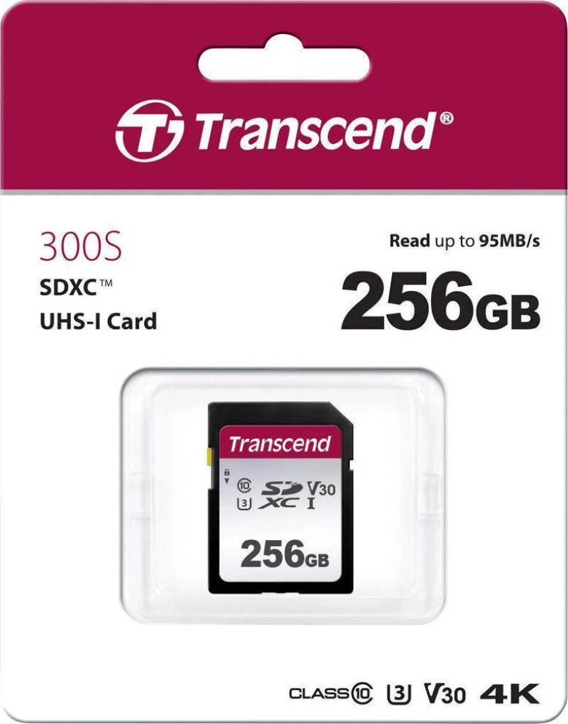 Transcend 300s SDXC 256GB U3 V30