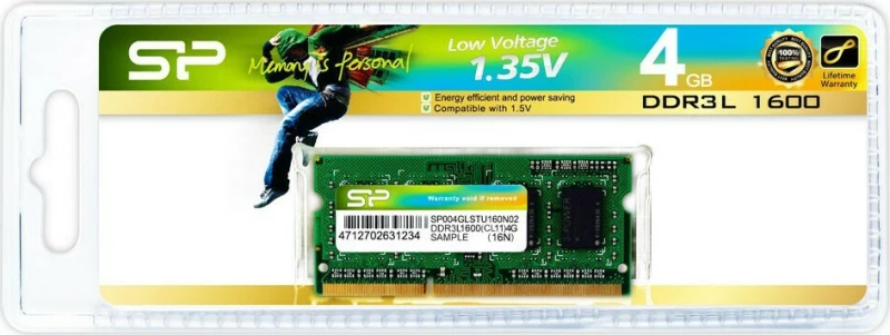 Silicon Power 4GB DDR3-1600MHz (SP004GLSTU160N02)