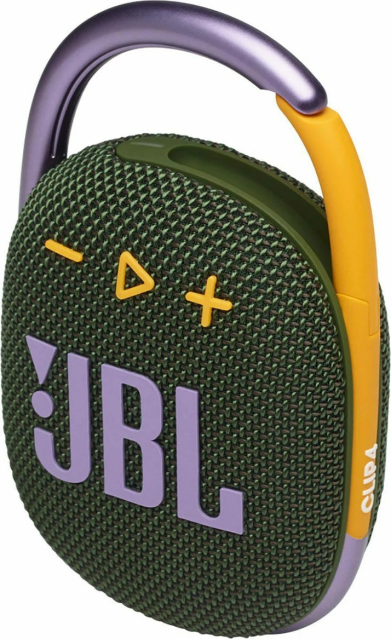 JBL Clip 4 Αδιάβροχο Ηχείο Bluetooth με 10 ώρες Λειτουργίας Green