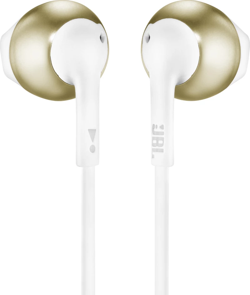 JBL Tune 205 Earbuds Handsfree με Βύσμα 3.5mm Χρυσό