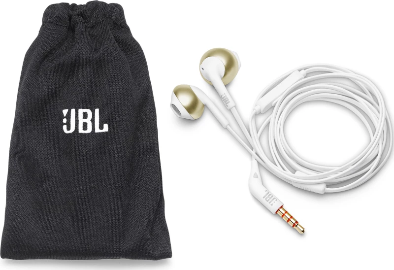 JBL Tune 205 Earbuds Handsfree με Βύσμα 3.5mm Χρυσό