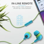 Trust Buddi Kids In-ear Handsfree με Βύσμα 3.5mm Μπλε