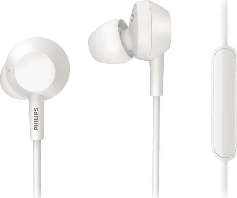Philips TAE4105 In-ear Handsfree με Βύσμα 3.5mm Λευκό
