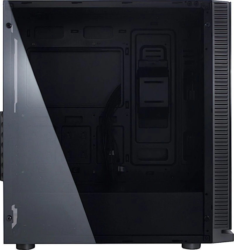 Inter-Tech W-Iii Rgb Πύργος Μαύρος (Μαύρο)