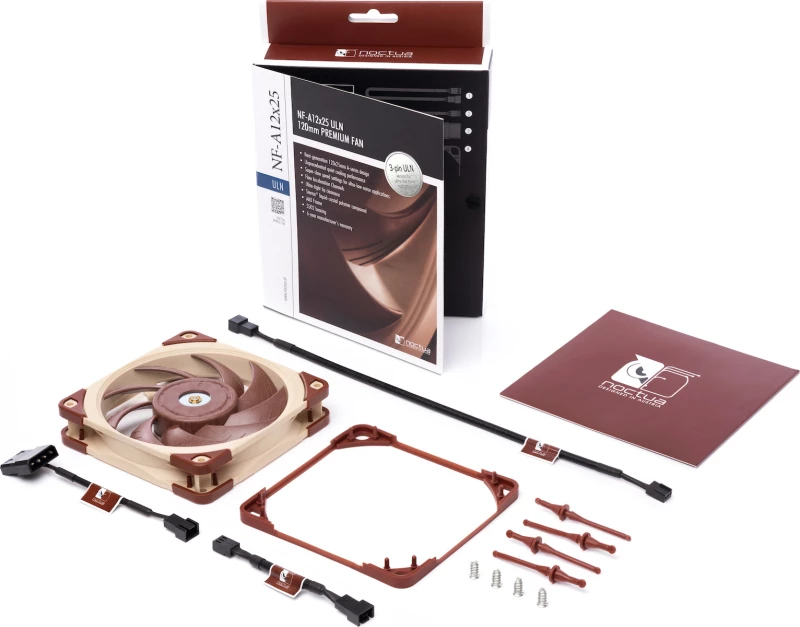 Case Cooler Noctua NF-A12x25 ULN 12 x 12 cm Brown