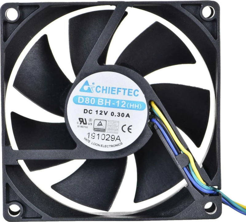 Chieftec AF-0825PWM computer cooling component Computer case Black