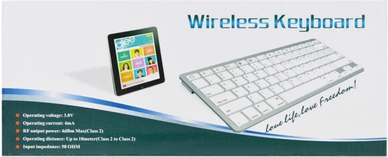 Mobilis BK3001 Ασύρματο Πληκτρολόγιο Αγγλικό US