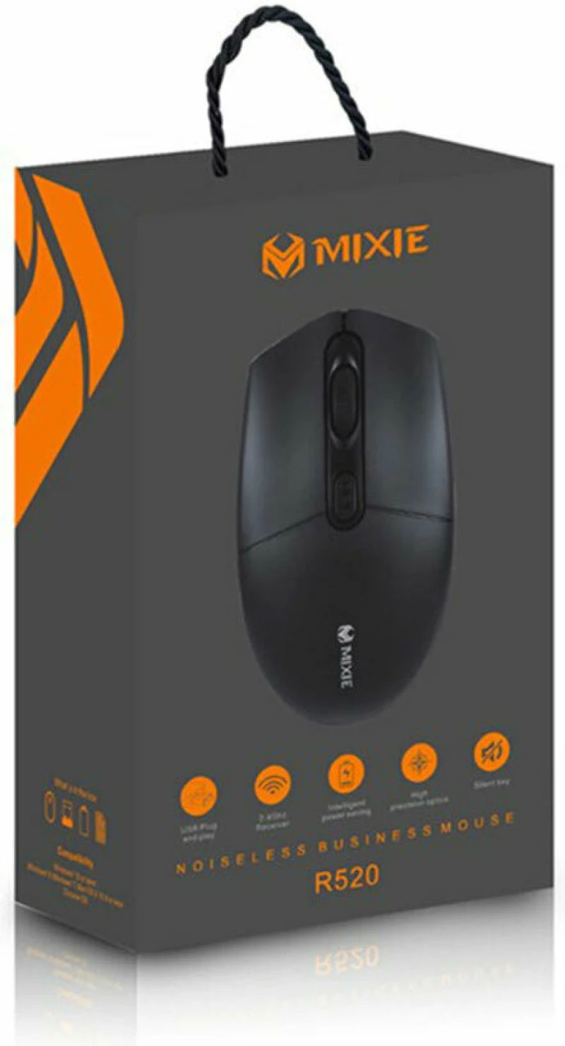 Mixie R520S Ασύρματο Ποντίκι Black