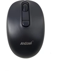 Andowl Q-220 Ασύρματο Mini Ποντίκι Μαύρο