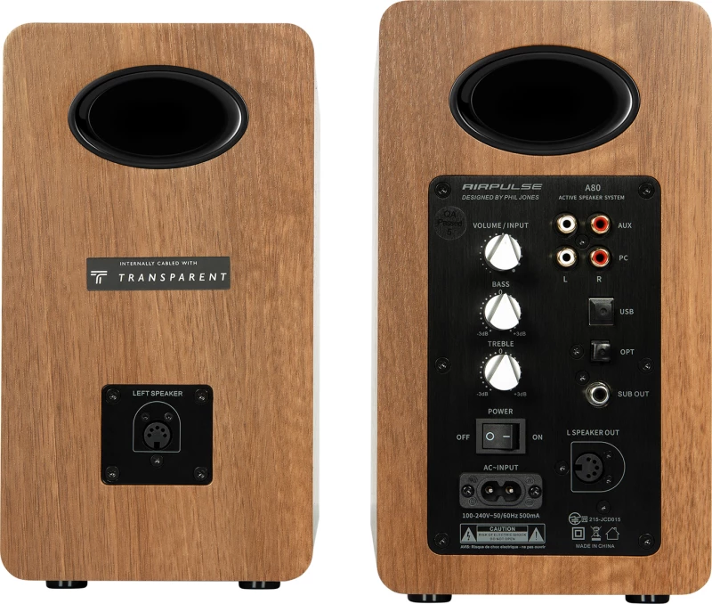 Speaker Airpulse A80 by Phil Jones - Brown (Ζεύγος)