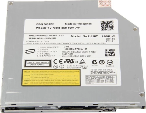 Panasonic Uj-167 Uj167 9.5Mm Super Slim Blu-Ray Combo Bd-Rom Sata Drive