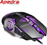 Apedra A8 Gaming Ποντίκι Μαύρο