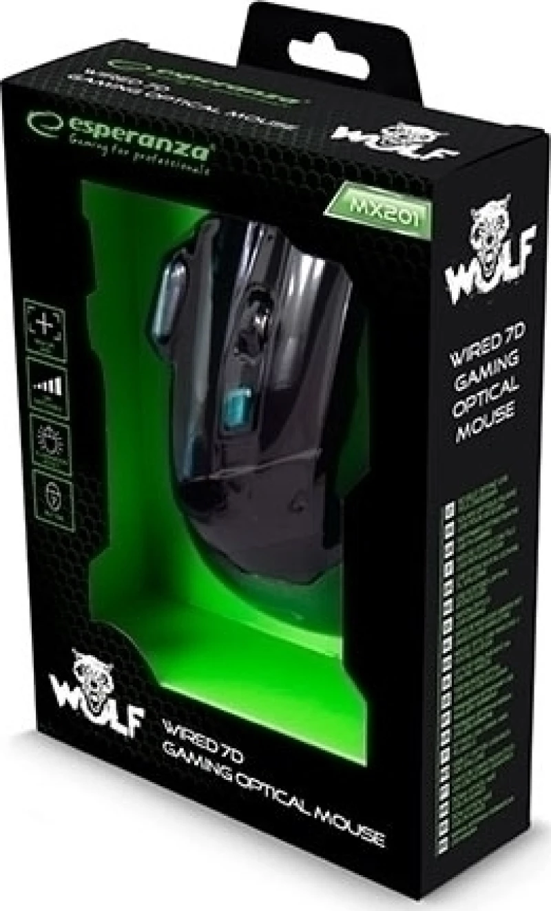 Esperanza MX201 Wolf Gaming Ποντίκι Μπλε