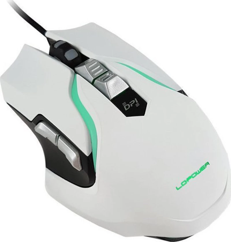 LC-Power LC-M715 Gaming Ποντίκι Λευκό