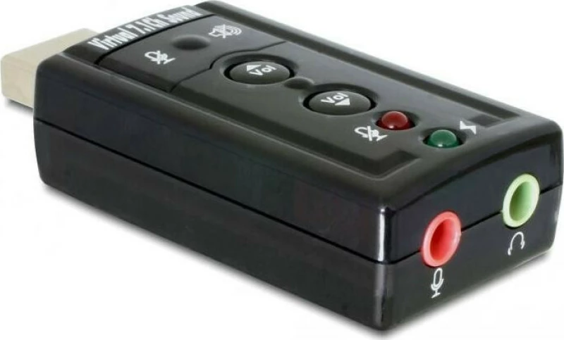 Κάρτα Ήχου Delock extern USB2.0 Virtual 7.1 24Bit 96kHz
