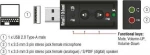 Κάρτα Ήχου Delock extern USB2.0 Virtual 7.1 24Bit 96kHz