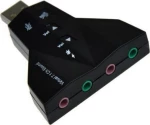 USB Εξωτερική Κάρτα Ήχου Virtual 7.1ch Double Headset