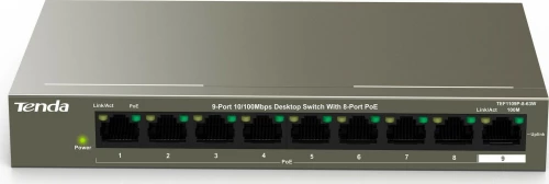 Network Switch Tenda 9-Port Fe Tef1109P-8-63W 58W (8X Poe)