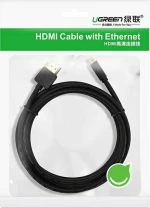 Ugreen HDMI 2.0 Cable HDMI male - micro HDMI male 1.5m Μαύρο