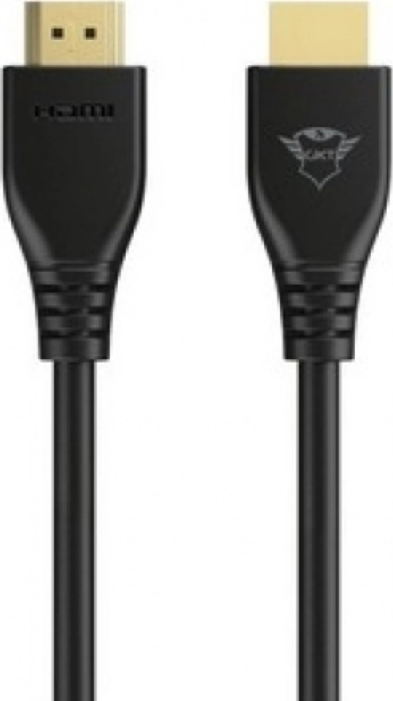 Trust HDMI 2.1 Cable HDMI male - HDMI male 1.8m Μαύρο