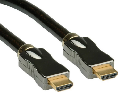 Roline HDMI 2.0 Cable HDMI male - HDMI male 2m Μαύρο