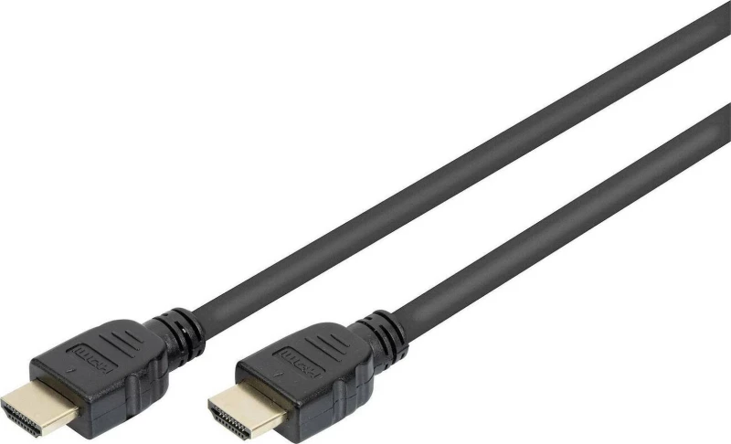Digitus HDMI 2.1 Cable HDMI male - HDMI male 1m Μαύρο