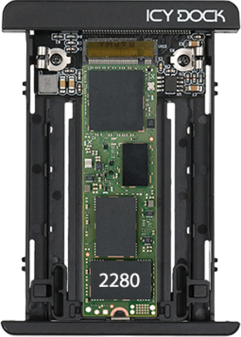 Raidsonic Mb705M2P-B Αποθηκευτικά Περιβλήματα Μονάδων Αποθήκευσης M.2 Περίβλημα Ssd Μαύρος (Μαύρο)
