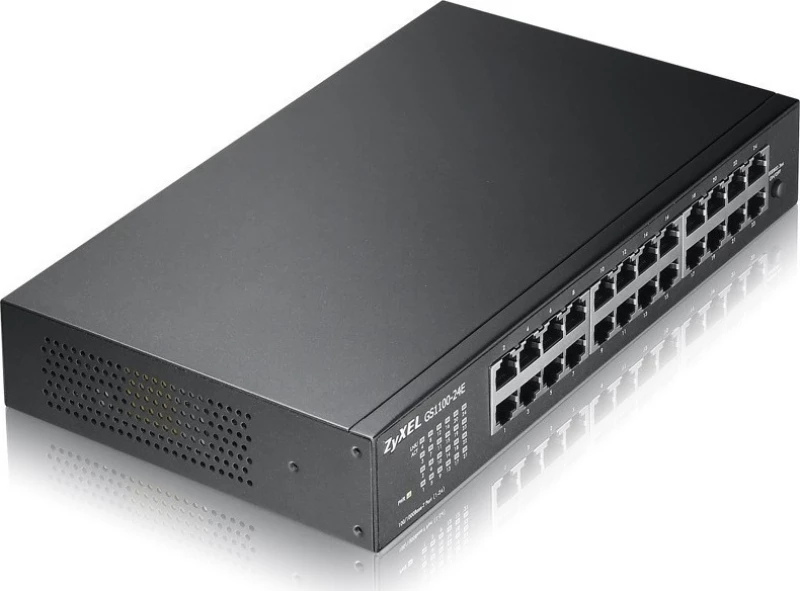 Zyxel Switch Gs-1100-24E, 24 Ports 10/100/1000Mbps, Enterprise Lan Switch, Rackmount, 2Yw.