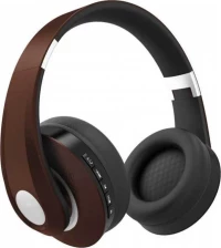 Ρυθμιζόμενα Ακουστικά Κεφαλής Ασύρματα με Bluetooth 500mAh Καφέ 7732 7732