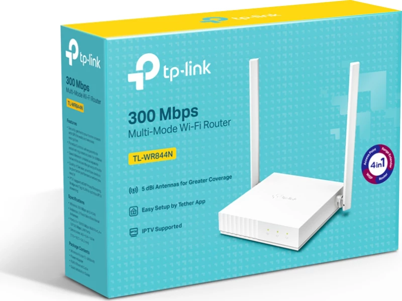 Tp-Link Tl-Wr844N V1 300Mbps Multi-Mode Wi-Fi Router