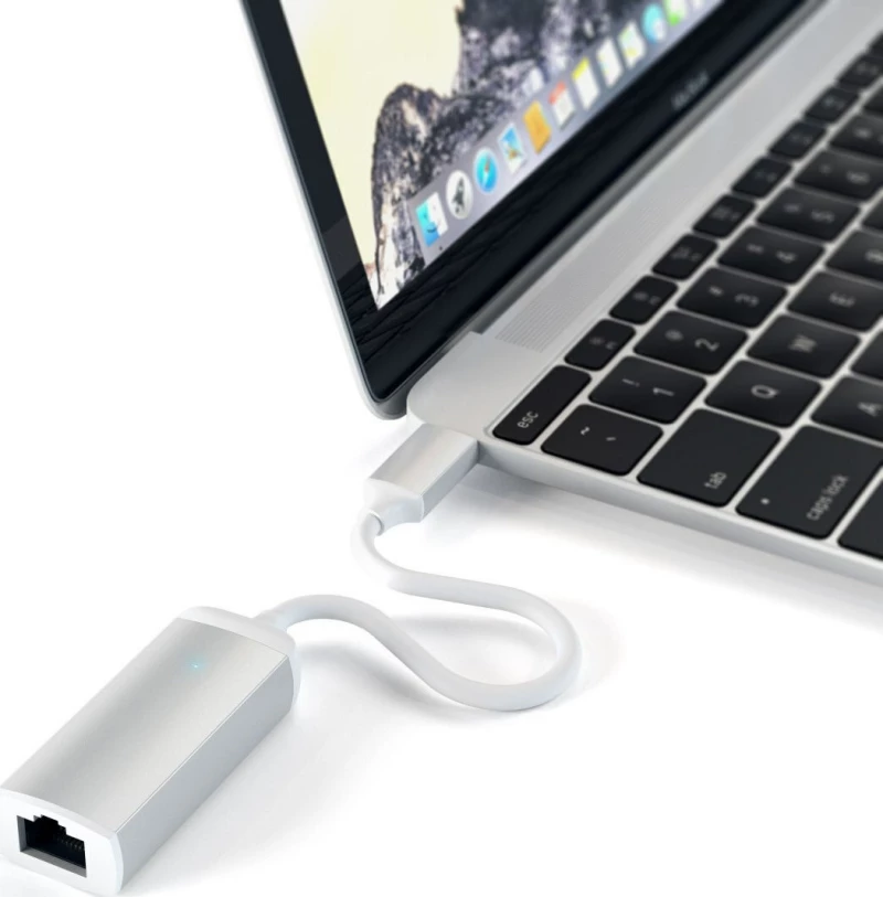Satechi Usb C Ethernet Adapter Silver Satechi St-Tcens