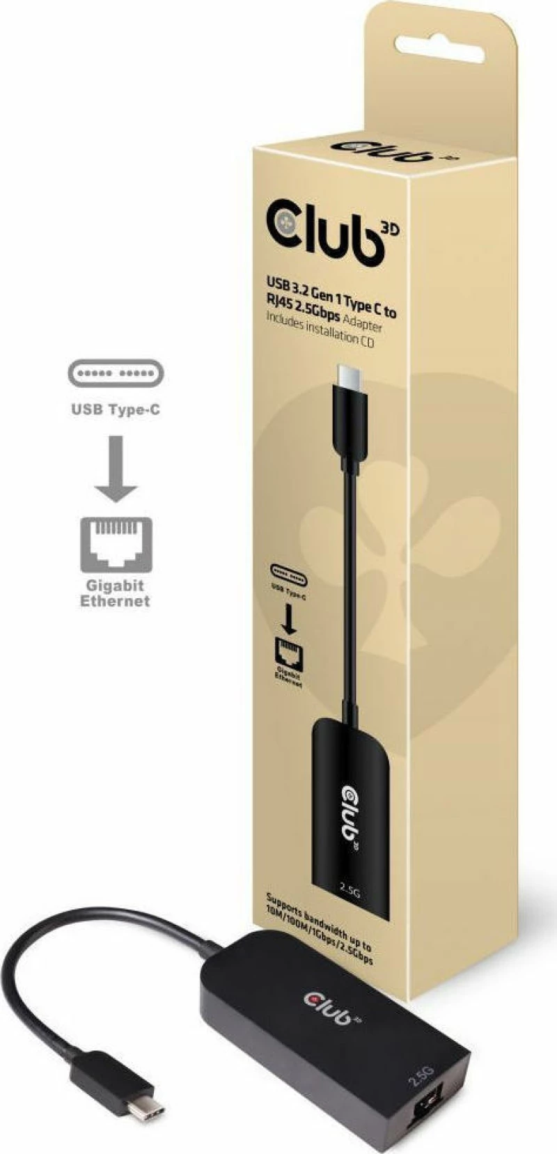 Club3D USB-C Network Adapter