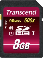 Transcend Ultimate 600x SDHC 8GB U1